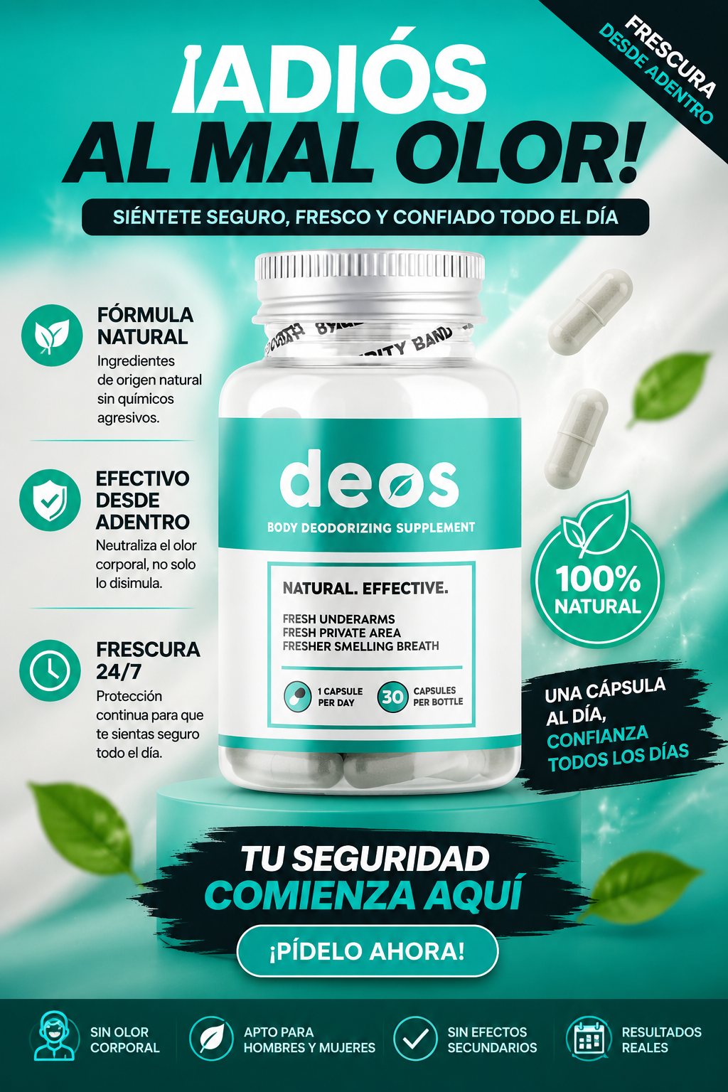Deos - Suplemento Desodorizante Corporal
